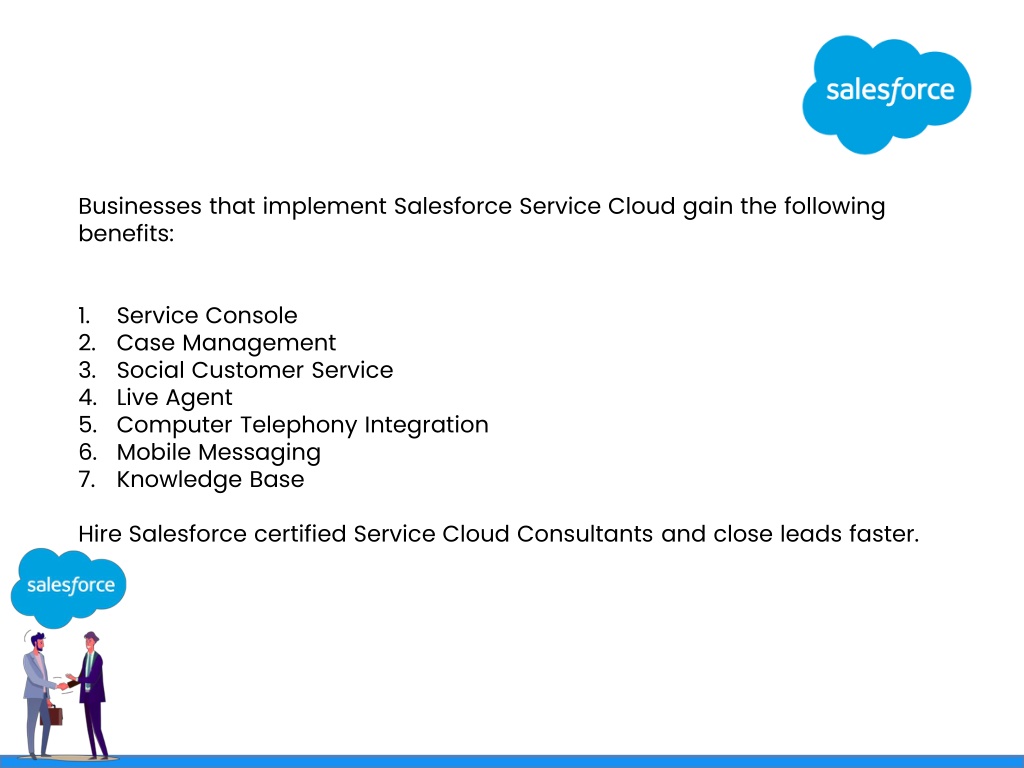 Ppt 5 Benefits Of Partnering With Salesforce Certified Service Cloud