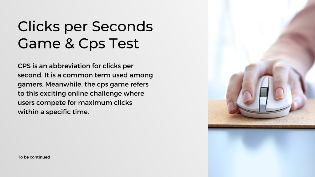 PPT - Click Speed Test CPS Test Explaination Presentation PowerPoint ...