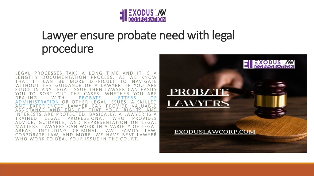 Ppt Lawyer Ensure Probate Need With Legal Procedure Powerpoint Presentation Id12113840 0639