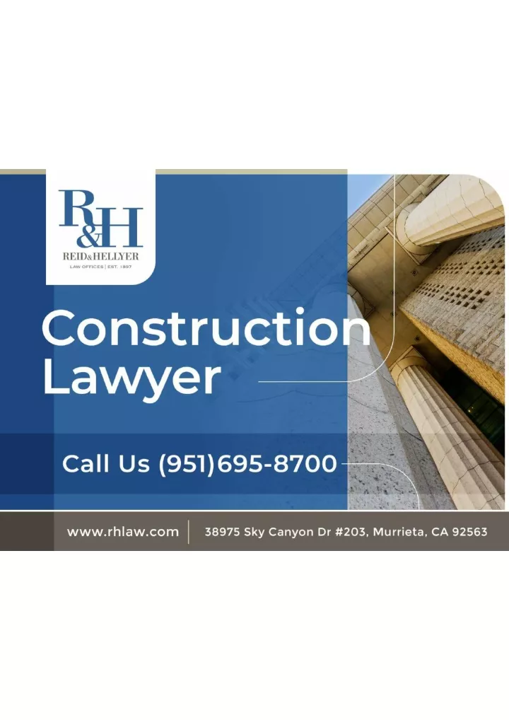 PPT Construction Lawyer Temecula PowerPoint Presentation, free