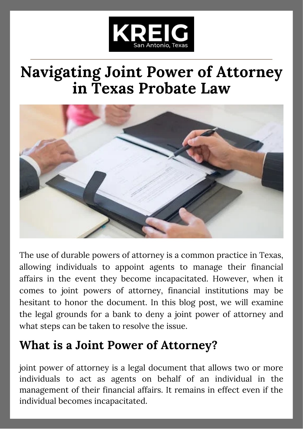 Ppt Navigating Joint Power Of Attorney In Texas Probate Law Powerpoint Presentation Id12116858 0005