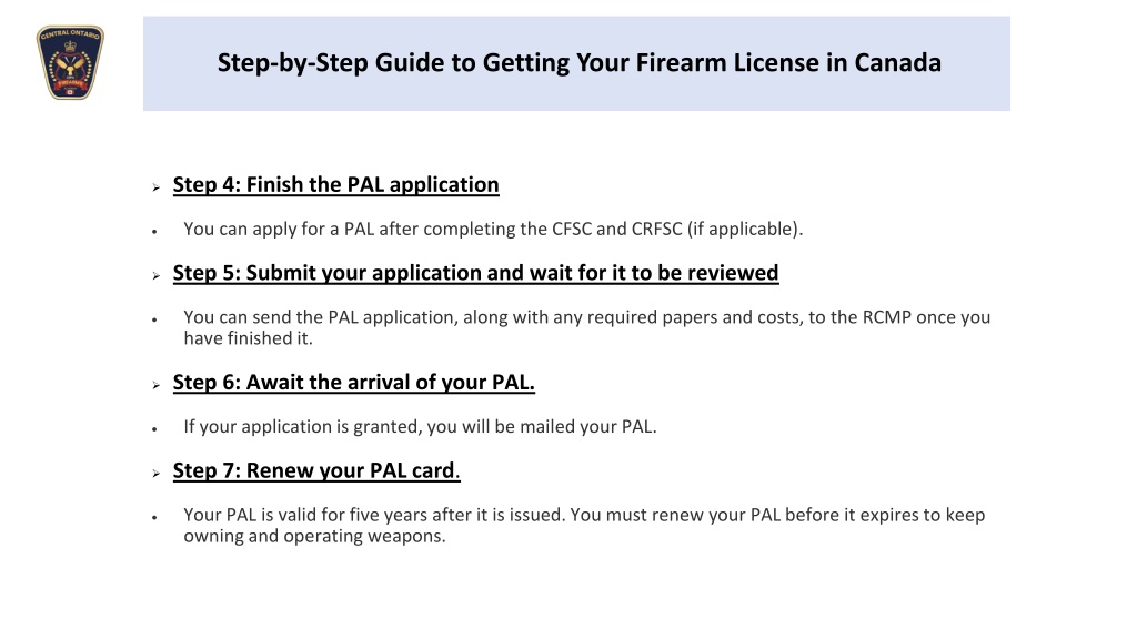 PPT - Firearm License Possession And Acquisition In Canada PowerPoint ...