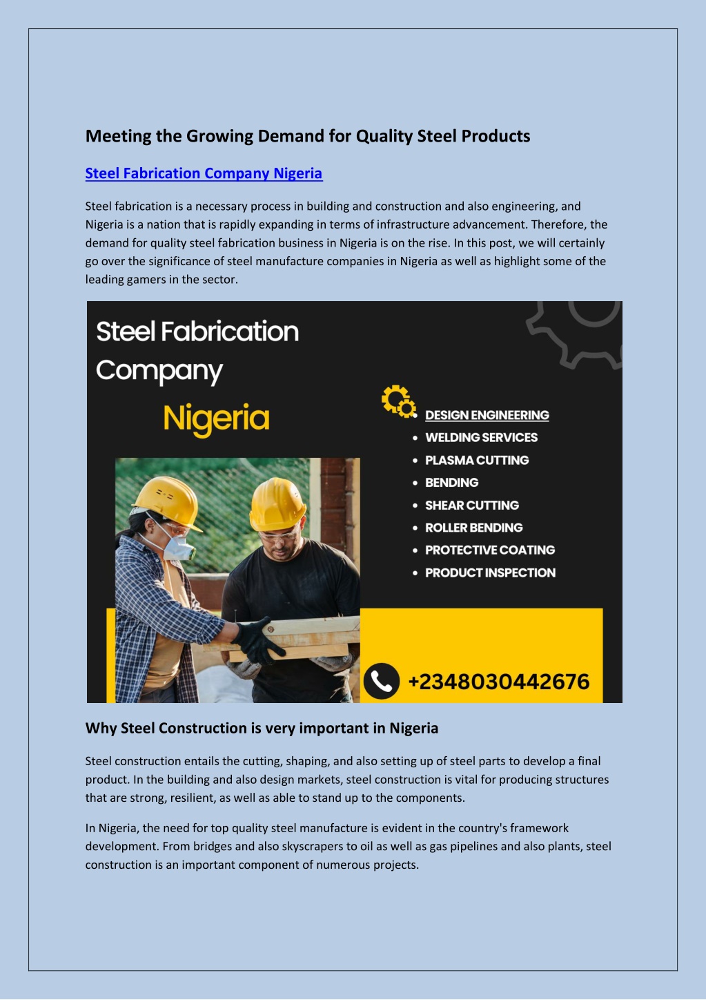 Best Steel Quality to manufacture Various Construction Materials -PrimeGold