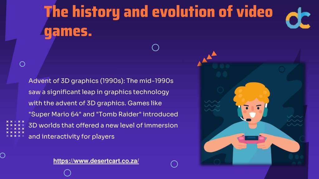 history and evolution of video games ppt presentation