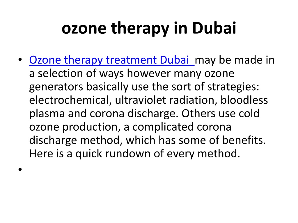 PPT ozone therapy in Dubai 77 PowerPoint Presentation, free download