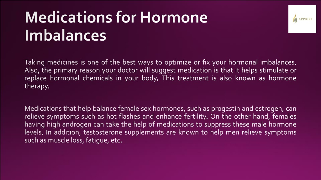 PPT - Fixing Hormonal Imbalances PowerPoint Presentation, free download ...