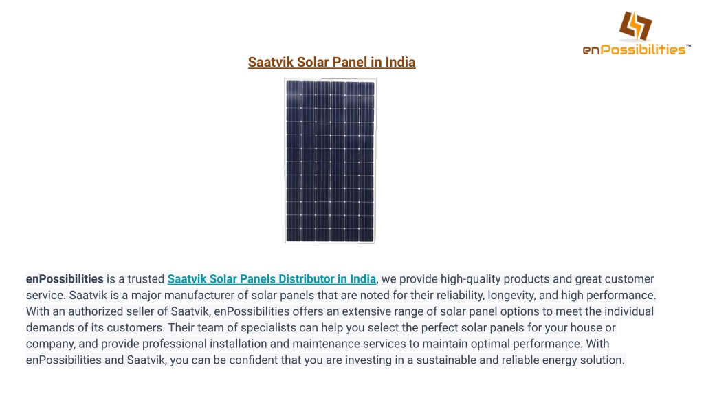 Ppt Best Solar Panel Distributors In India Powerpoint Presentation Free Download Id12130951 5618